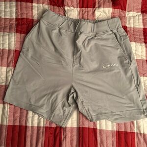 Alphalete Silver Shorts